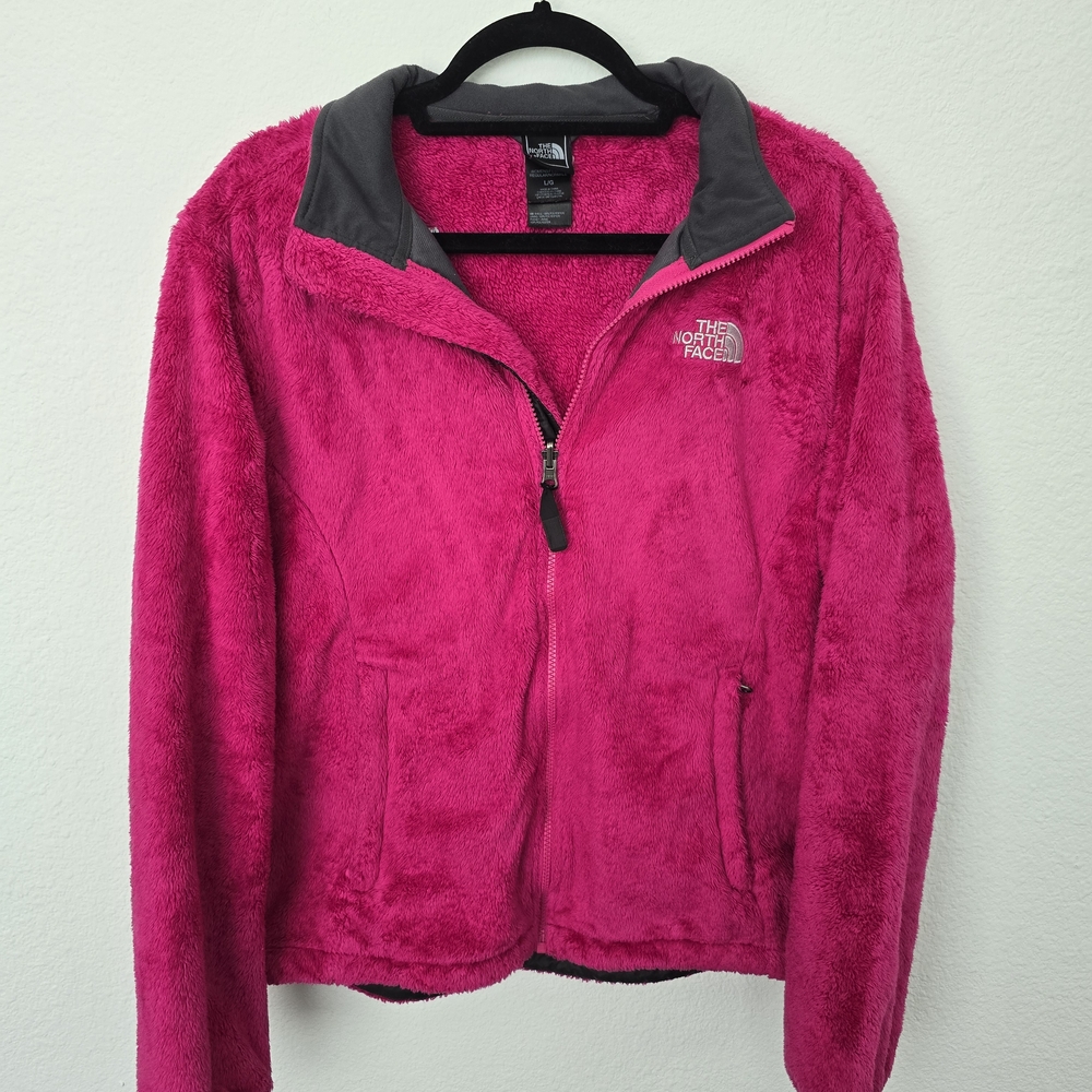 The North Face Women's Vibrant Pink Teddy Jacket
